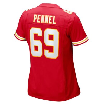 Mike Pennel #69 Kansas City Chiefs Super Bowl LIX Women's Jersey - Red - Image 3