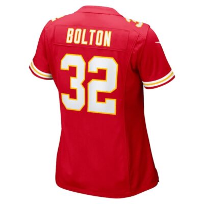 Nick Bolton #32 Kansas City Chiefs Super Bowl LIX Women's Jersey - Red - Image 3