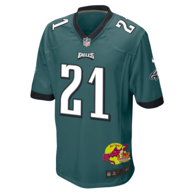 Sydney Brown 21 Philadelphia Eagles Super Bowl LIX New Orleans Patch Game Men Jersey - Midnight Green - Image 3
