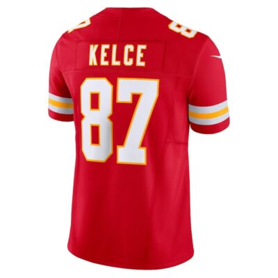 Travis Kelce #87 Kansas City Chiefs Super Bowl LIX Youth Jersey - Red - Image 3