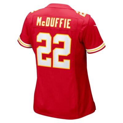 Trent McDuffie #22 Kansas City Chiefs Super Bowl LIX Women's Jersey - Red - Image 3