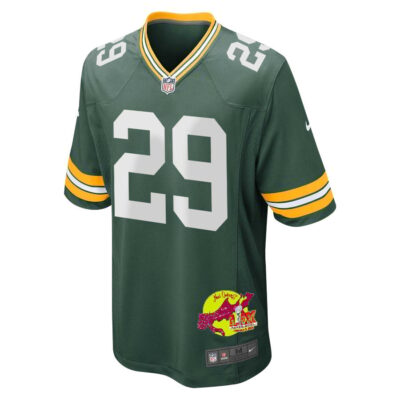 Xavier McKinney 29 Green Bay Packers Super Bowl LIX New Orleans Patch Game Men Jersey - Green - Image 3