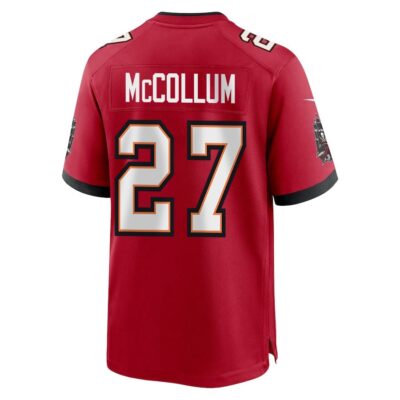 Alternative view of Zyon McCollum 27 Tampa Bay Buccaneers Super Bowl LIX New Orleans Patch Game Men Jersey - Red