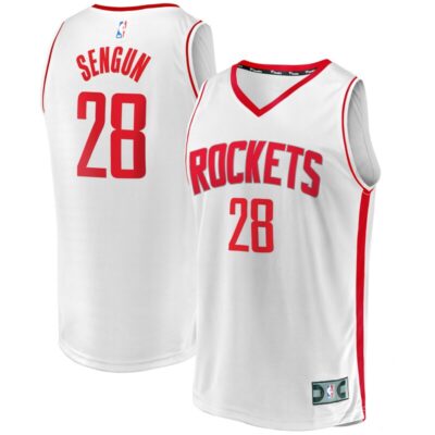 Alperen Sengun Houston Rockets Fast Break Replica Player Jersey - Association Edition - White
