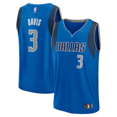 Anthony Davis Dallas Mavericks Youth Fast Break Replica Player Jersey - Royal