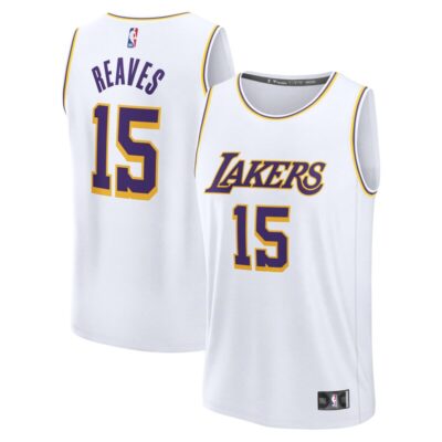 Austin Reaves Los Angeles Lakers Fast Break Replica Player Jersey - Association Edition - White
