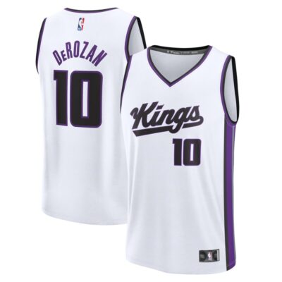DeMar DeRozan Sacramento Kings Fast Break Replica Player Jersey - Association Edition - White