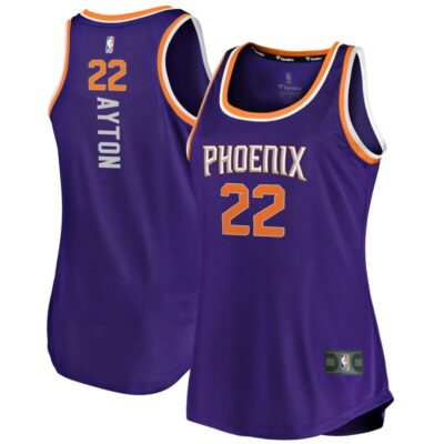 Deandre Ayton Phoenix Suns Women Fast Break Tank Jersey - Icon Edition - Purple