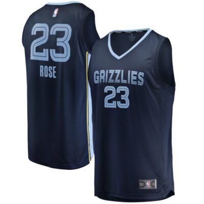 Derrick Rose Memphis Grizzlies Youth Fast Break Player Jersey - Icon Edition - Navy