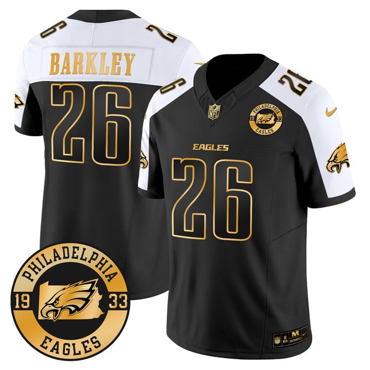 Eagles 2024 Gold Vapor Limited Jersey - Est. 1933 Patch
