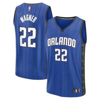 Franz Wagner Orlando Magic Youth Fast Break Replica Player Jersey - Statement Edition - Blue