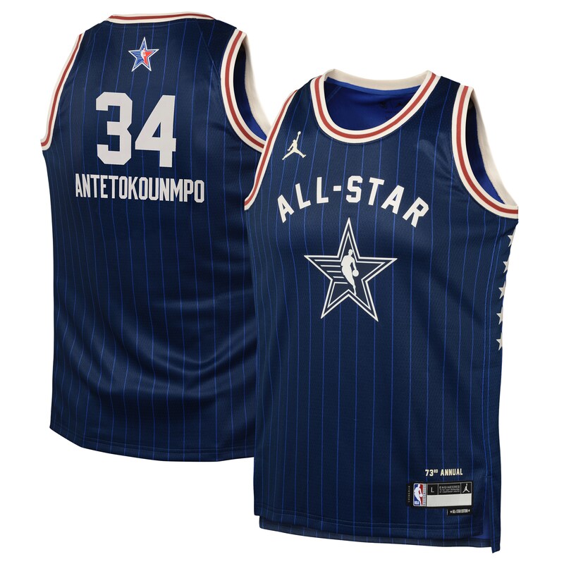 Giannis Antetokounmpo Youth 2024 NBA All-Star Game Swingman Jersey - Navy