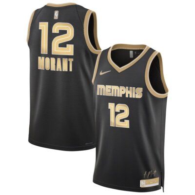 Ja Morant Memphis Grizzlies Unisex Select Series Swingman Jersey -  Black