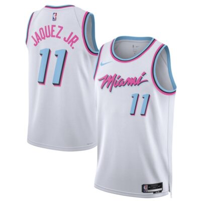 Jaime Jaquez Jr. Miami Heat Unisex 2024/25 Swingman Player Jersey - City Edition - White