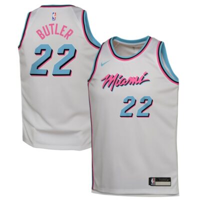 Jimmy Butler Miami Heat Youth 2024/25 Swingman Player Jersey - City Edition - White