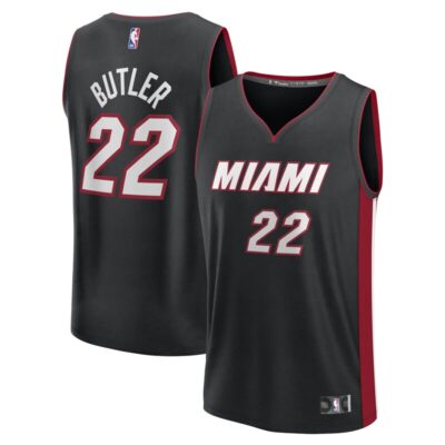 Jimmy Butler Miami Heat Youth Fast Break Replica Player Jersey - Icon Edition - Black