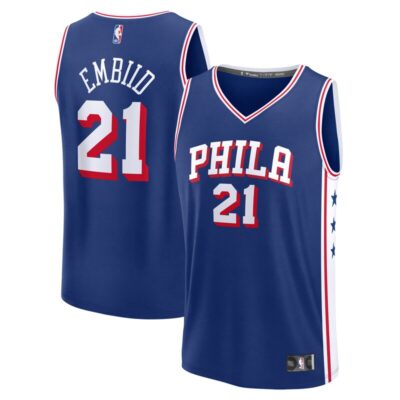 Joel Embiid Philadelphia 76ers Youth Fast Break Replica Player Jersey - Icon Edition - Royal