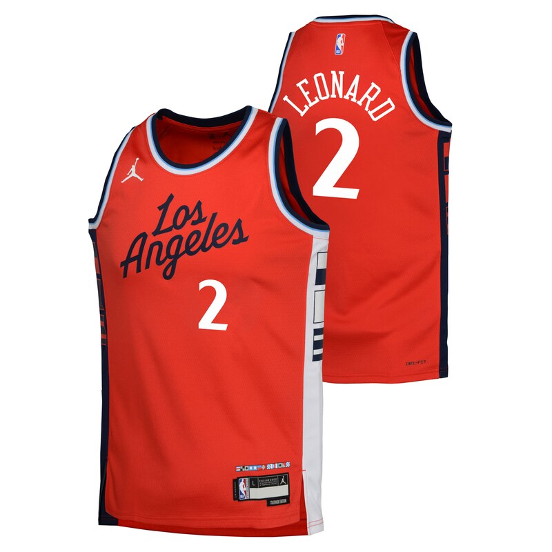 Kawhi Leonard LA Clippers Youth Swingman Jersey - Statement Edition - Red