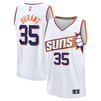 Kevin Durant Phoenix Suns Fast Break Replica Player Jersey - Association Edition - White