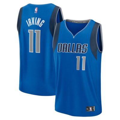 Kyrie Irving Dallas Mavericks Fast Break Replica Player Jersey - Icon Edition - Blue