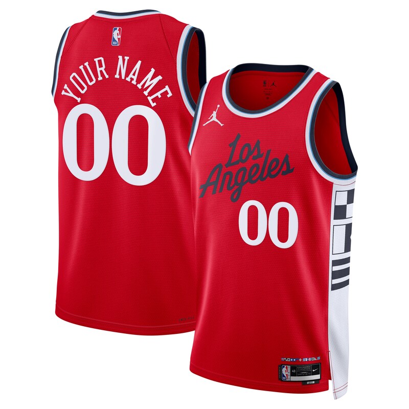 LA Clippers Unisex 2024/25 Custom Swingman Jersey - Statement Edition - Red
