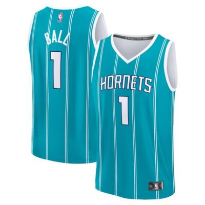 LaMelo Ball Charlotte Hornets Youth Fast Break Replica Player Jersey - Icon Edition - Teal