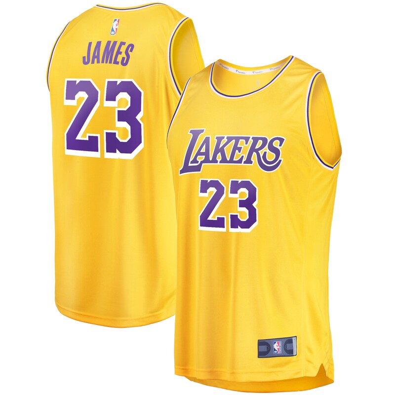 LeBron James Los Angeles Lakers Youth Fast Break Player Jersey - Icon Edition - Gold