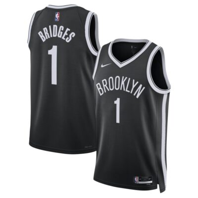 Mikal Bridges Brooklyn Nets Unisex Swingman Jersey - Icon Edition - Black