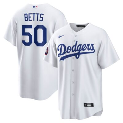 Mookie Betts Los Angeles Dodgers  2025 MLB World Tour: Tokyo Series Home Replica Player Jersey - White
