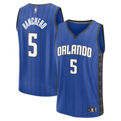 Paolo Banchero Orlando Magic Youth Fast Break Replica Player Jersey - Statement Edition - Blue