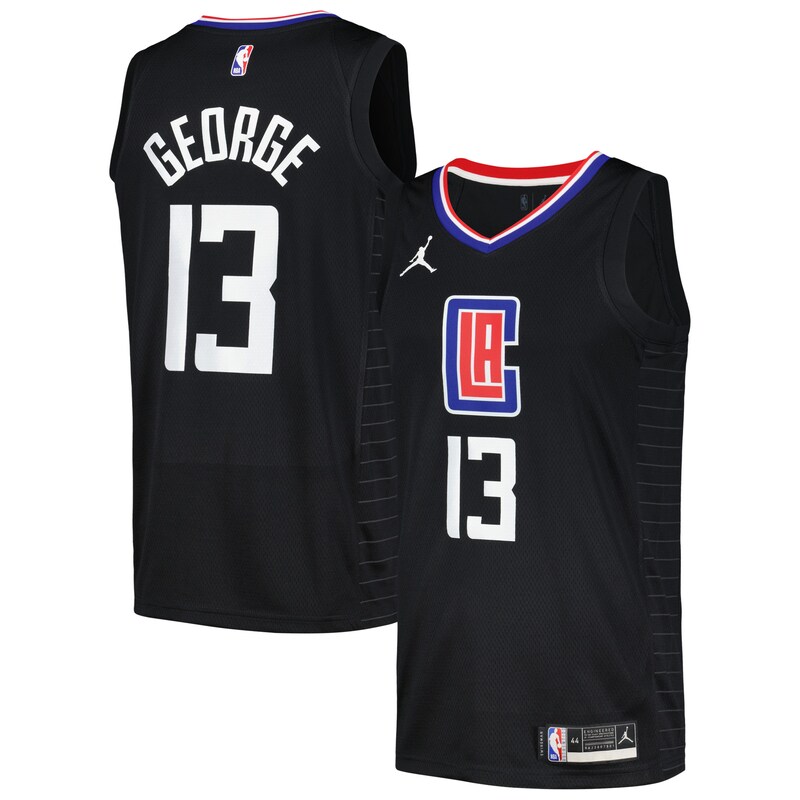 Paul George LA Clippers Swingman Player Jersey - Statement Edition - Black