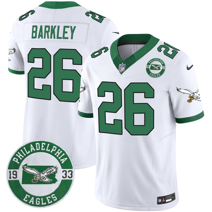 Philadelphia Eagles 2024 Throwback Vapor Limited Jersey - Est. 1933 Patch