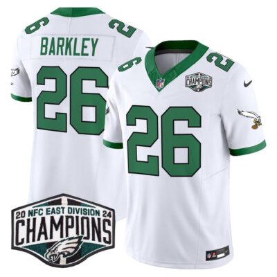 Philadelphia Eagles Kelly Green 2024 NFC East Division Champions Vapor Limited Jersey V2