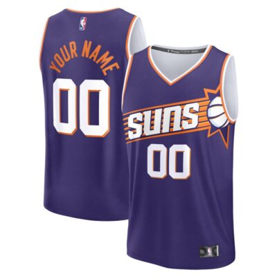 Phoenix Suns Fast Break Custom Jersey - Icon Edition - Purple