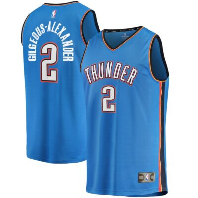 Shai Gilgeous-Alexander Oklahoma City Thunder Youth Fast Break Player Jersey - Icon Edition - Blue