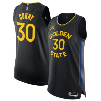 Stephen Curry Golden State Warriors 2024/25 Authentic Jersey - Statement Edition - Black