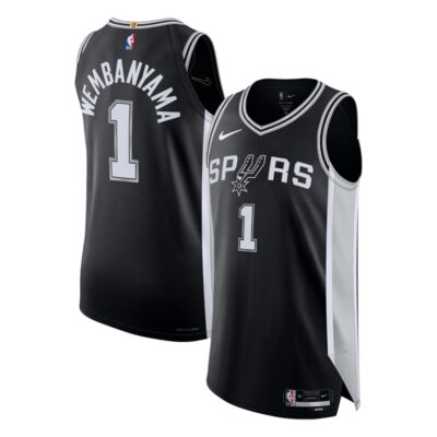 Victor Wembanyama San Antonio Spurs Authentic Jersey - Icon Edition - Black