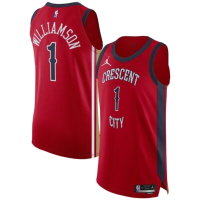 Zion Williamson New Orleans Pelicans Authentic Jersey - Statement Edition - Red