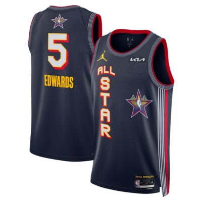 Anthony Edwards Unisex 2025 NBA All-Star Game Swingman Player Jersey - Navy