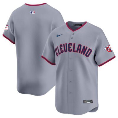 Cleveland Guardians Blank Gray 2025 Alternate Limited Stitched Baseball Jersey