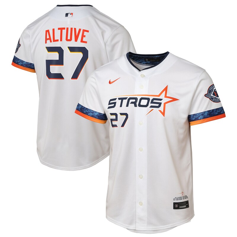 Jose Altuve Houston Astros Youth 2025 City Connect Limited Player Jersey - White