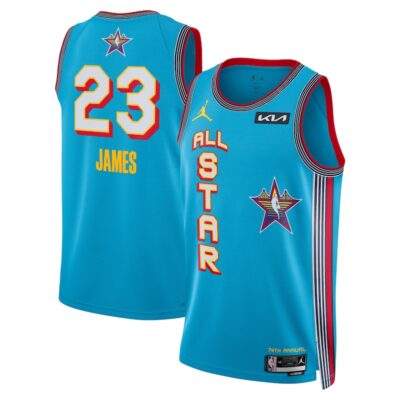 LeBron James Unisex 2025 NBA All-Star Game Swingman Player Jersey - Light Blue