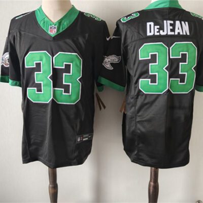 Philadelphia Eagles #33 Cooper DeJean Black/Green Vapor Untouchable Limited Football Stitched Jersey
