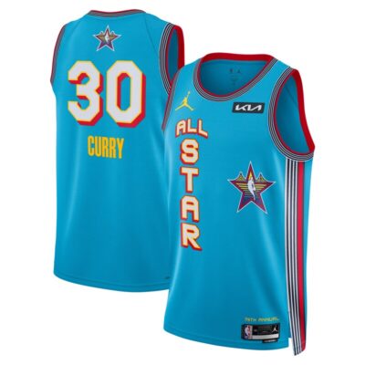 Stephen Curry Unisex 2025 NBA All-Star Game Swingman Player Jersey - Light Blue