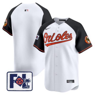 Baltimore Orioles 2025 Spring Training Patch Vapor Premier Limited Jersey - White Alternate Team