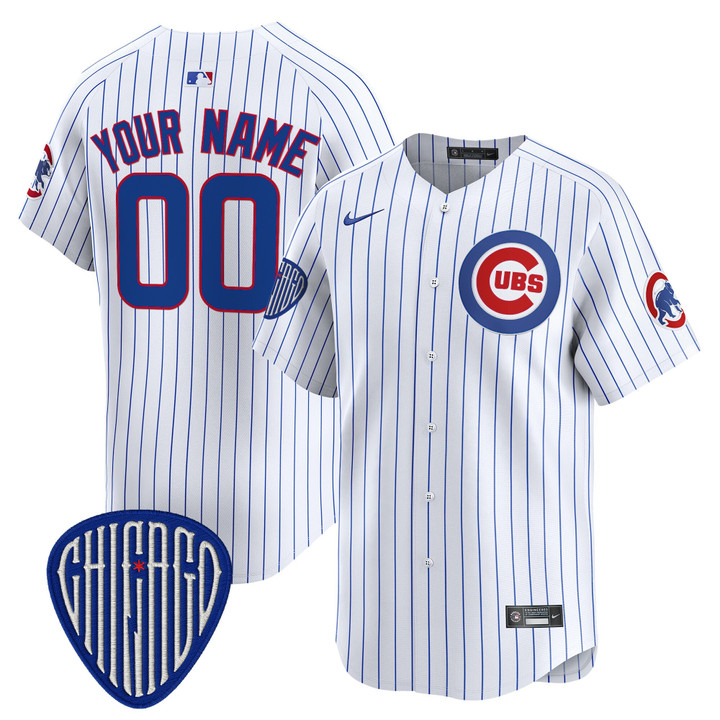 Chicago Cubs 2025 Vapor Premier Limited Custom Jersey - White