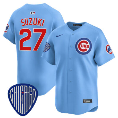 Chicago Cubs 2025 Vapor Premier Limited Jersey - Blue Seiya Suzuki