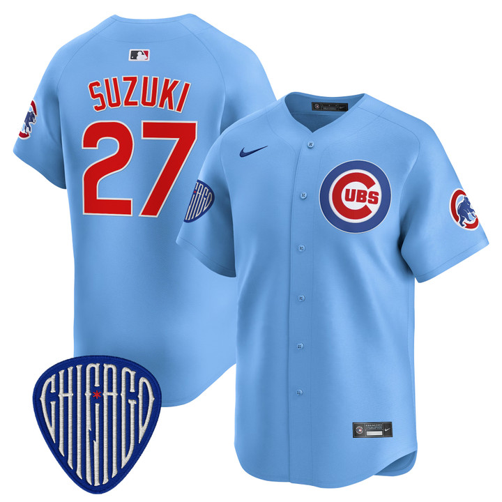 Chicago Cubs 2025 Vapor Premier Limited Jersey - Blue Seiya Suzuki