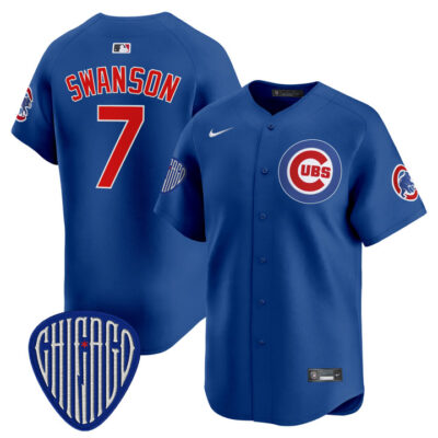 Chicago Cubs 2025 Vapor Premier Limited Jersey - Royal Dansby Swanson