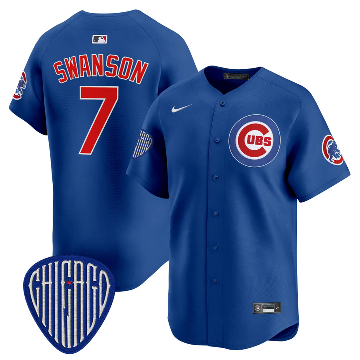 Chicago Cubs 2025 Vapor Premier Limited Jersey - Royal Dansby Swanson